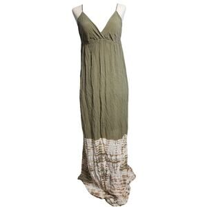 Gypsy 05 Silk Maxi Dress Small Ombré Tie Dye Y2K Boho Paris Hilton‎ Indie Sleeze